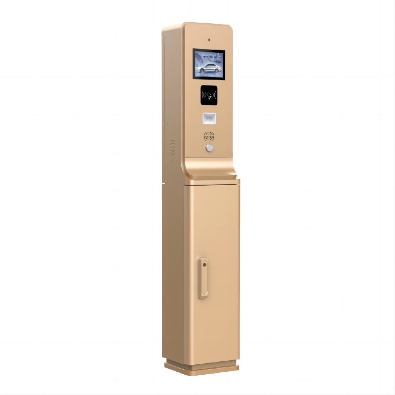 15 Inch Kiosks Parking with cash payment QR scanner pos reader