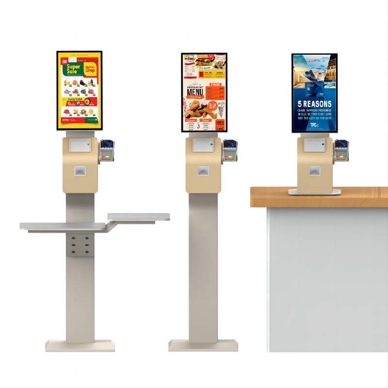 Best 24 inch floor standing  Kiosk Machine Payment with tray wholesale