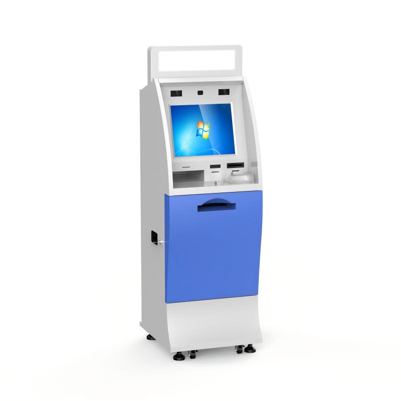 Best Atm Kiosk Machine  19 inch Self Service Change Pay Touch Kiosk With Cash Acceptor And Thermal Printer wholesale