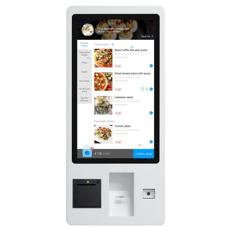 Best 43-inch wall mount square self checkout kiosk with touch screen wholesale