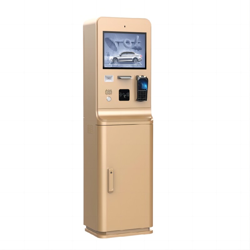 Contactless Payment Parking Kiosk with Real-Time Rate Updates 43 inch touchscreen 16GB RAM 256GB SSD Cloud Integration