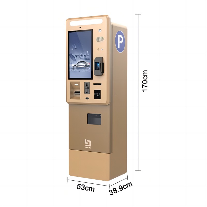 21.5 inch Smart Parking Kiosk with Dynamic Pricing 16GB RAM 512GB SSD Multilingual Interface Data Analytics NFC Payment Support