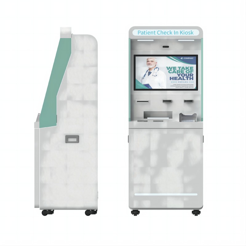 good quality 21.5-Inch Secure Self check-in Healthcare Kiosk with NFC EMV QR Code Payment and Patient Analytics Capabilities wholesale