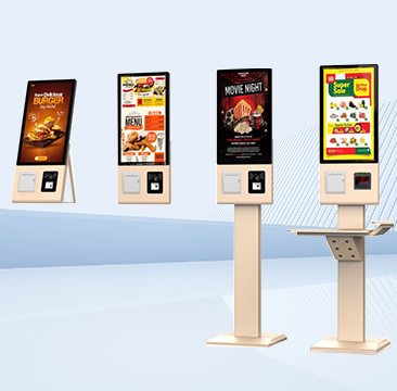 good quality 27/32 inch Outdoor Waterproof NFC Payment Self Ordering Kiosk QR Code Multi-Language Anti-Glare Touchscreen Real-Time Tracking Customizable Interface wholesale