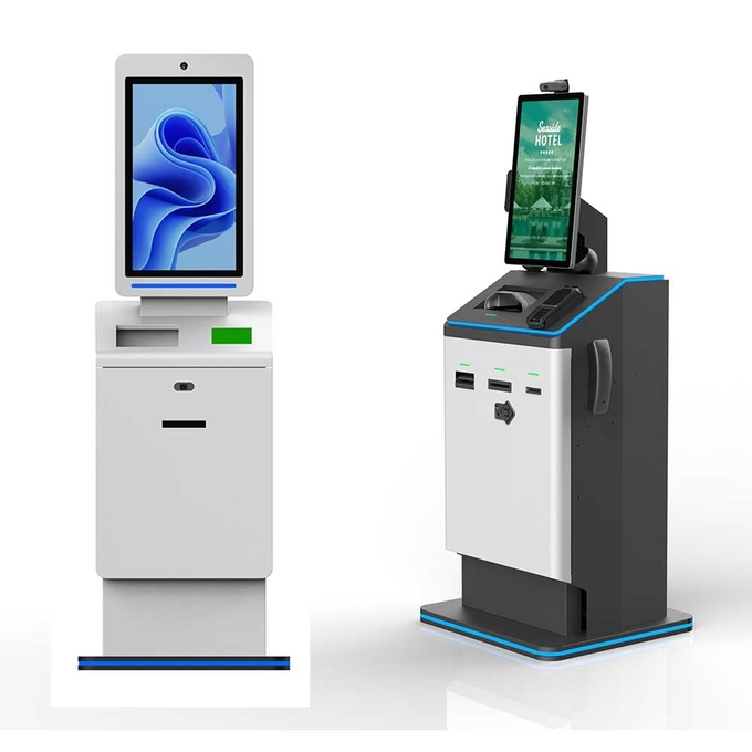 27 inch Floor Standing Hotel Check In Kiosk